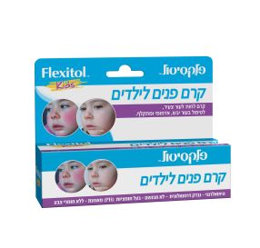 Flexitol פלקסיטול קרם פנים לילדים קרם לחות לטיפול בעור יבש אדמומי ומתקלף 56 גרם